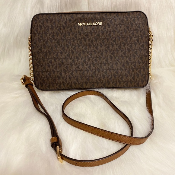 MK LARGE JET SET TRAVEL CROSSBODY - Picture 3 of 8